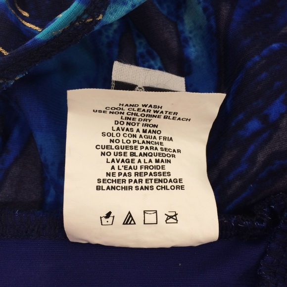 Miraclesuit Oceanus Blue One piece Suit - Picture 7 of 8